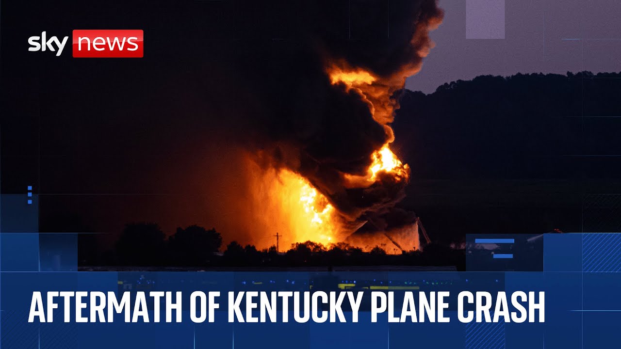 Cargo plane crashes near Louisville airport in Kentucky