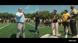 Uniondale High School Track Ribbon Cutting video