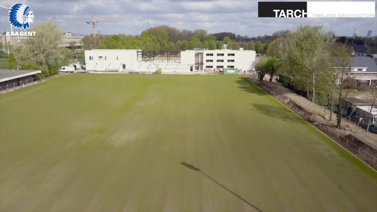 Update nieuw trainingscomplex Oostakker