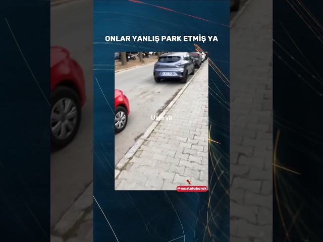 Onlar yanlış park etmiş ya