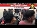 BJD workers attack woman during protest against fuel price hike in Odisha