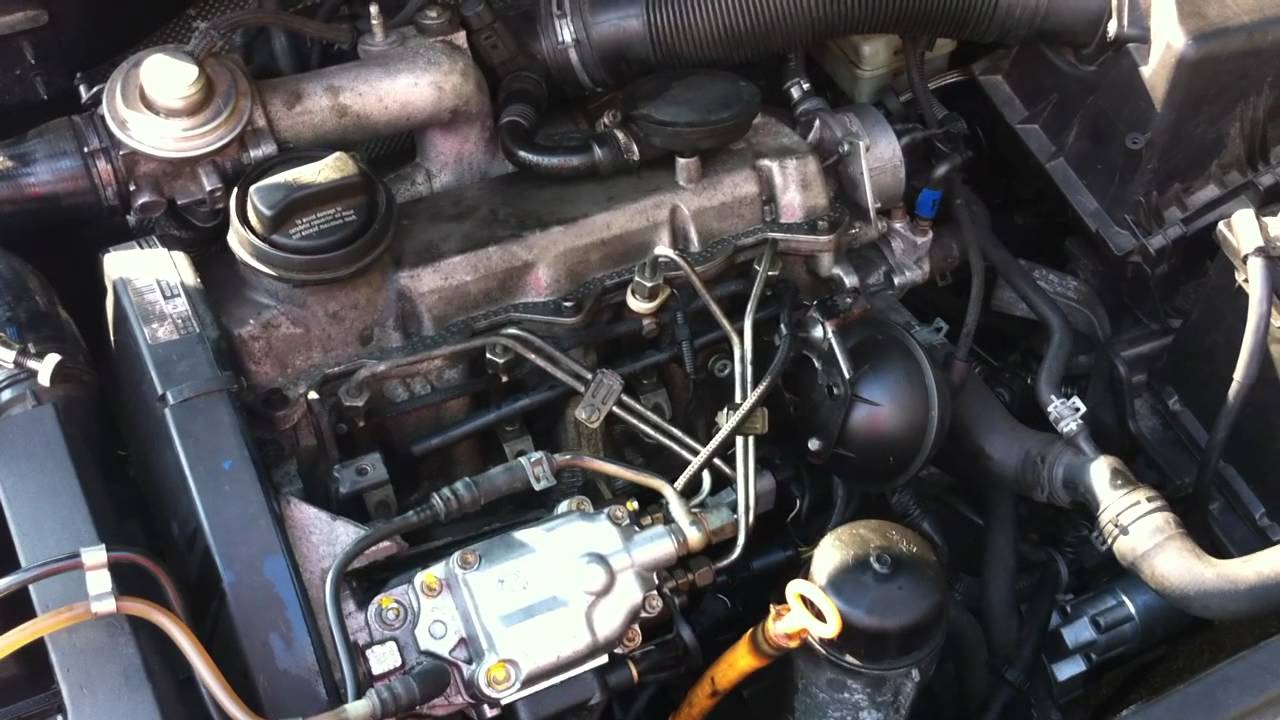 2002 Jetta ALH TDI running Diesel Kleen - YouTube