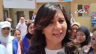    السفيرة نبيلة مكرم عبيد من القصير  يد واحدة  تستكمل دورها في سد احتياجات المواطنين 
