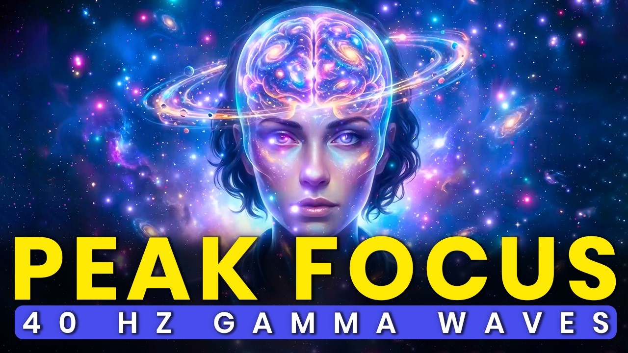 40 Hz Gamma Waves For Peak Concentration: Unlock Intense Focus and Memory