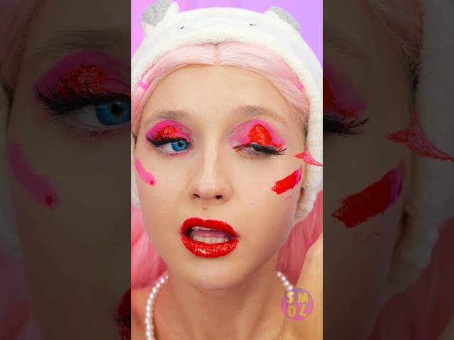 She Did Her Makeup With THIS?! 😱💄✨ #hack #makeup