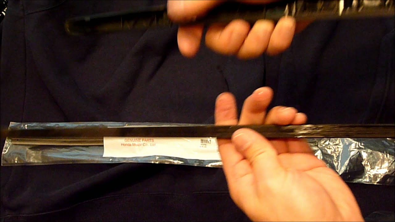 How to change windshield wipers on 2005 honda accord
