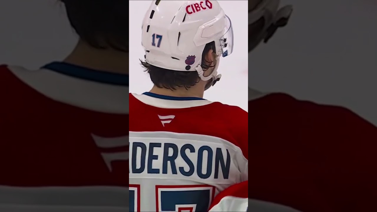 Josh Anderson marque son 4e but de la saison! 🚨 #GoHabsGo c. #ALLCAPS 🏒