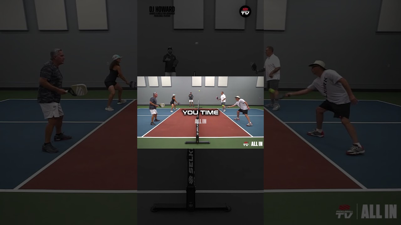 Pickleball mental coach DJ Howard will teach you a game called "Volley 100" 💯 #pickleball