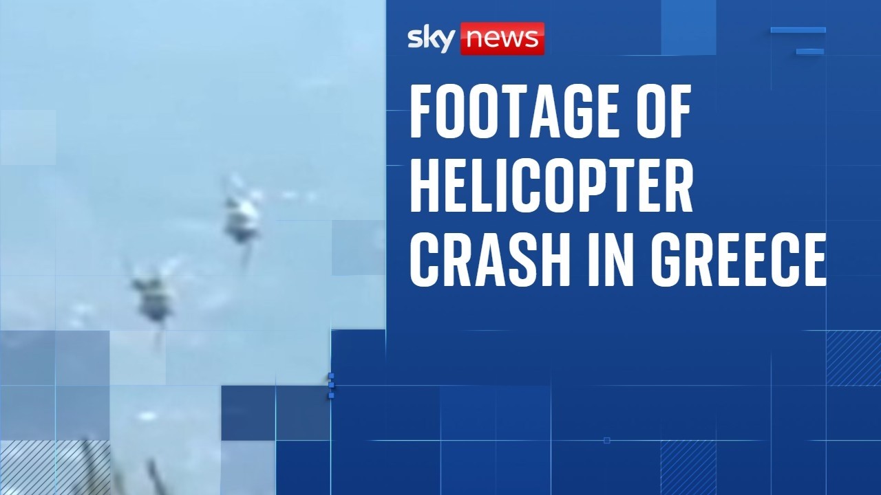 Two helicopters collide while tackling wildfires