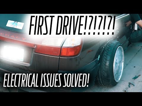 SUBARU LEGACY SHOW CAR BUILD EP 8 // Electrical issues SOLVED!!
