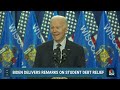 Biden pledges to help those with unsustainable debts from student loans  - 03:06 min - News - Video