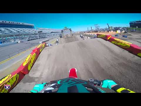 Racer X Films: Christian Craig Helmet Cam Lap at 2018 Daytona Supercross