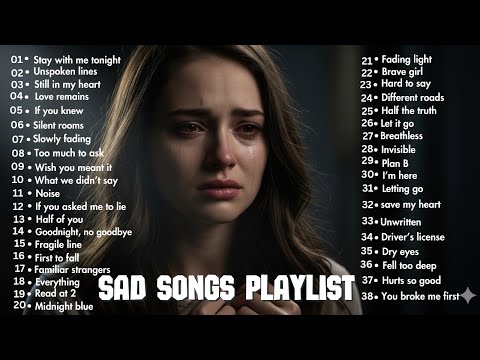 LIVE Sad Pop Mix for Crying & Healing 🥀 (Taylor Swift, Adele, Billie Eilish)