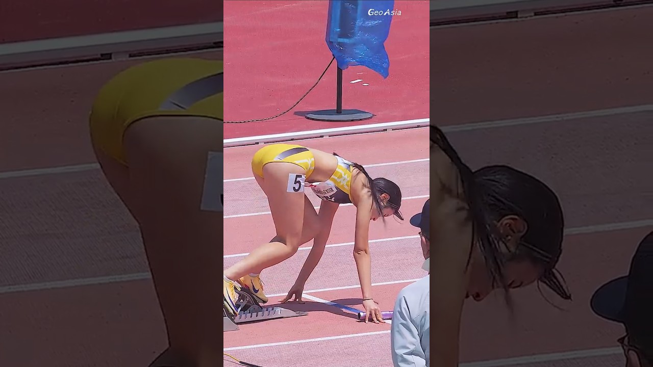 여자고등부 4x400mR 결승 힘찬 스타트! 이승서(소래고) #athletics #이승서 #여자육상 #relay #trackandfield #shorts