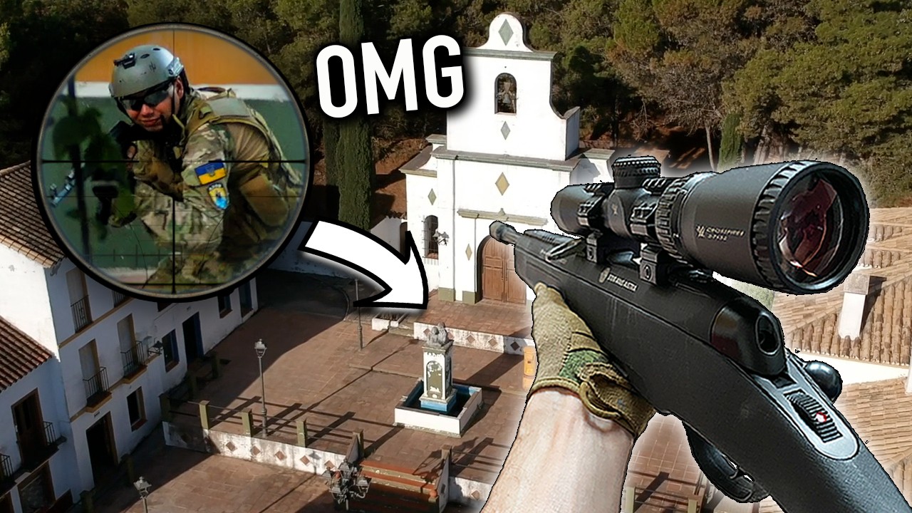 Insane Airsoft Game at Abandoned Ghost Town..