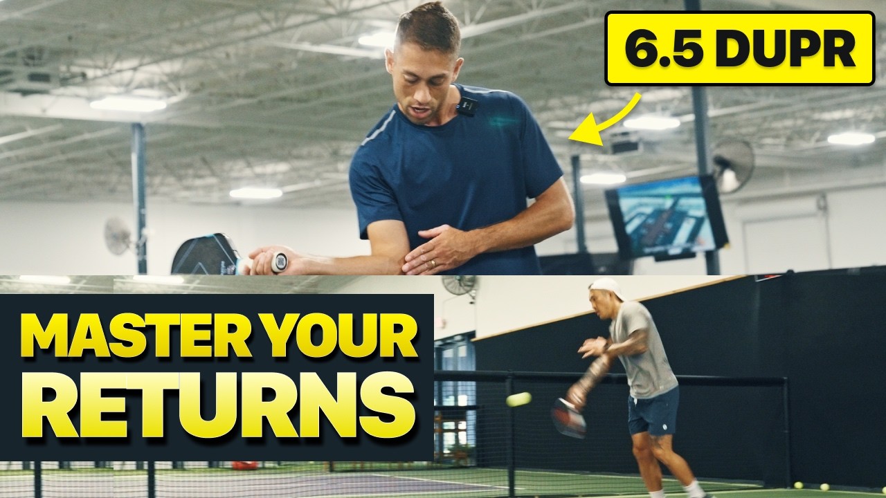 How pros hit returns in pickleball in 2025