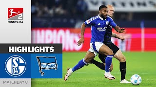 Karaman’s Screamer is Not Enough! | FC Schalke 04 — Hertha BSC 2-2 | Highlights | MD 8