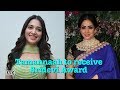 Tamannah on being honoured with Sridevi Award