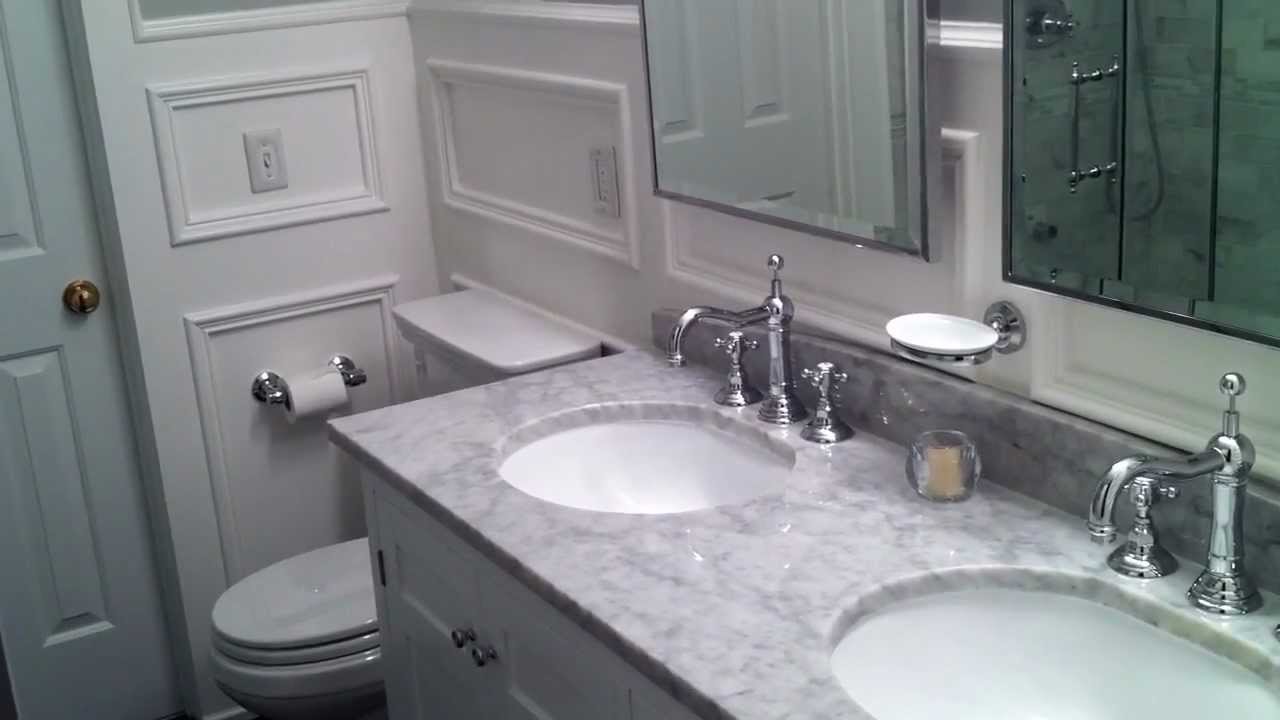 Master Bathroom Remodel Ideas with Waterfall Shower fixture - YouTube