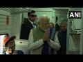 PM Narendra Modi interacts with students onboard the Amrit Bharat train in Ayodhya | News9  - 01:45 min - News - Video
