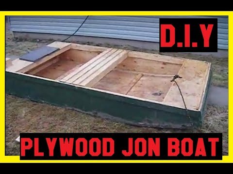 Homemade Plywood Jon Boats