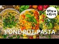 Vegane One-Pot-Pasta - 3 gesunde Rezepte