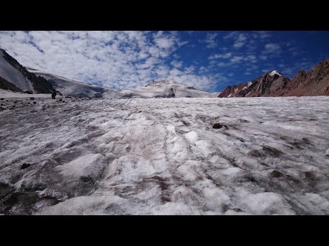 Woman and the Glacier'