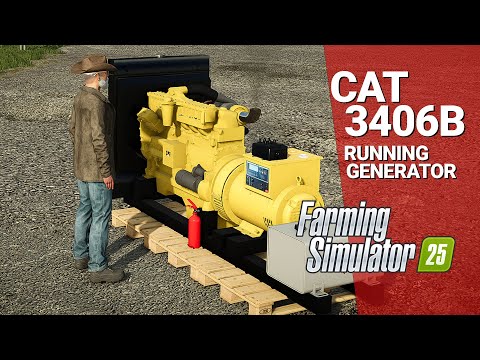 FS25 CAT 3406B Generator v1.0.0.0