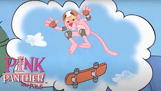 Ružový panter - skateboarding