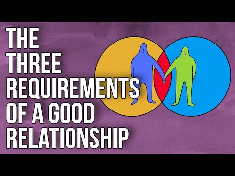 The Three Requirements of a Good Relationship