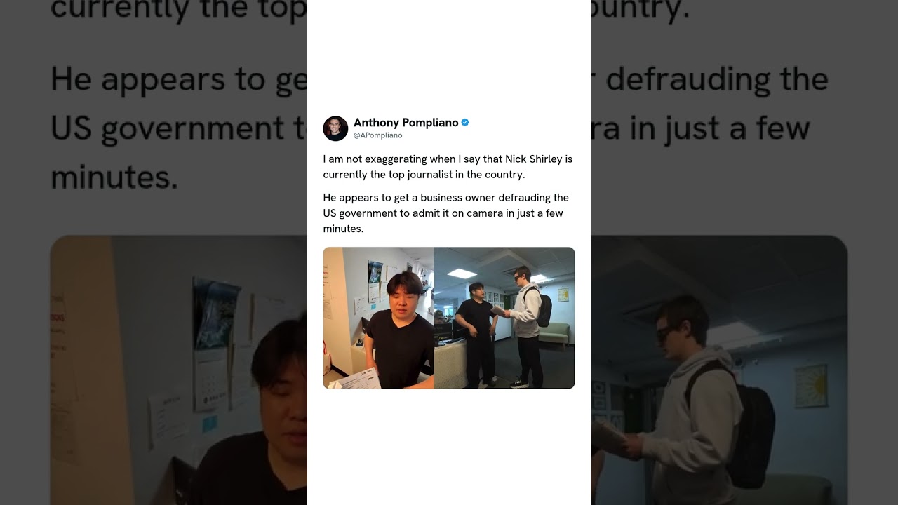 Nick Shirley is the TOP Journalist in America