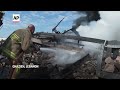 Fires still burning after Israeli jets strike warehouse in South Lebanon  - 00:45 min - News - Video