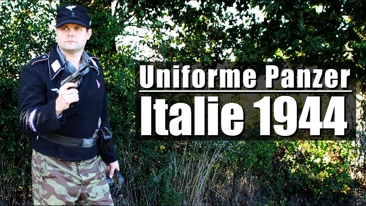 ? Uniforme Panzer Hermann Göring Obergefreiter - Italie 1944 - Présentation d'uniforme Panzer