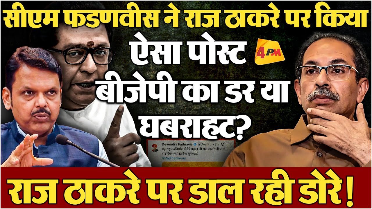 भाजपा राज ठाकरे पर क्यों डाल रही डोरे? सता रहा इस बात का डर!