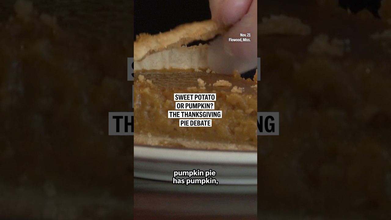 Sweet potato or pumpkin? The Thanksgiving pie debate
