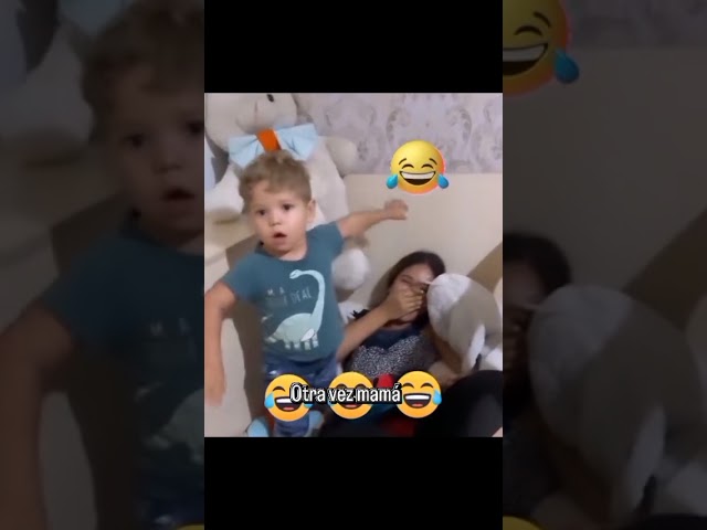 Otra vez mamá 🤨 #humor #broma #niños