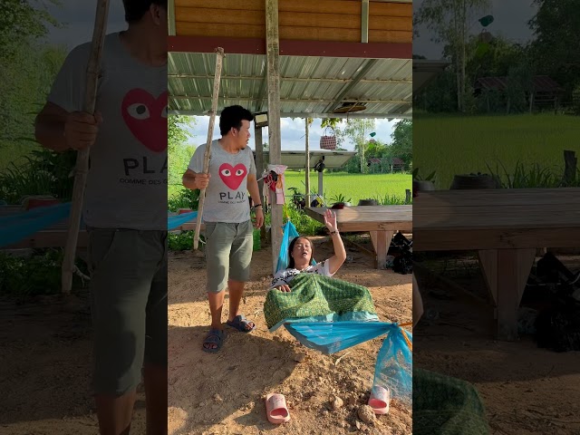 วิ่งตามมาติดๆหายไปไหนเร็วแท้🤣 #ตลก #คลิปฮาฮา #ตลกฮาๆ #หัวเราะ #funnyvideo
