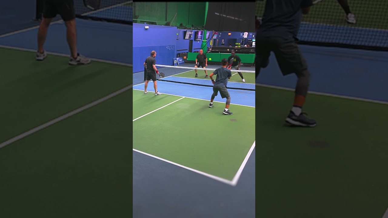 🤞When The Net Helped Both Ways #pickleballhighlights #pickleball #sports #sporthighlights
