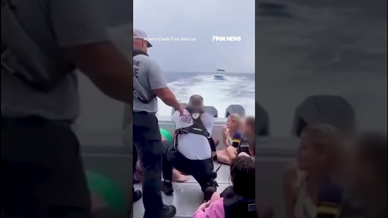 Coast Guard rescues passengers after boat ran low on fuel #shorts #us #news #foxnews #usnews