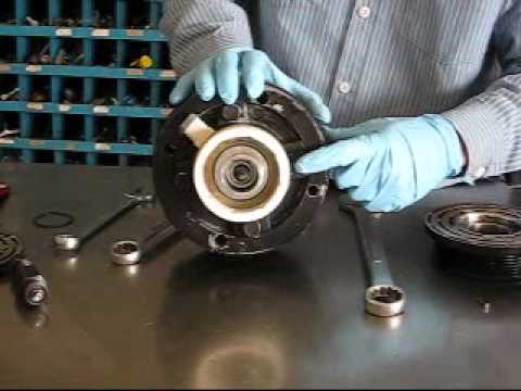 AC compressor clutch replacement - YouTube pontiac bonneville alternator wiring diagram 
