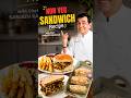 Boring sandwiches ko kahiye goodbye... aur in flavour packed non veg sandwiches ko hello boliye! 😍✨