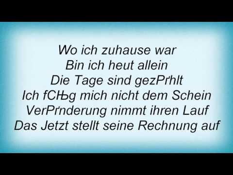 17799 Peter Schilling - Keine Sehnsucht Lyrics