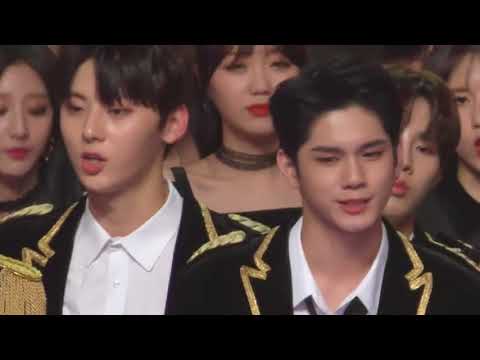 171231 Reaction to SEVENTEEN - Campfire, Clap @MBC Gayo Daejun 2017