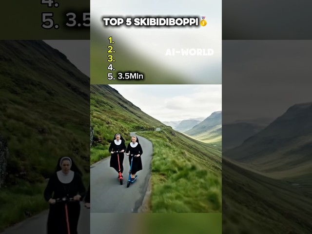 🥇TOP 5 SKIBIDIBOPPI DI SEMPRE!🚀#shorts