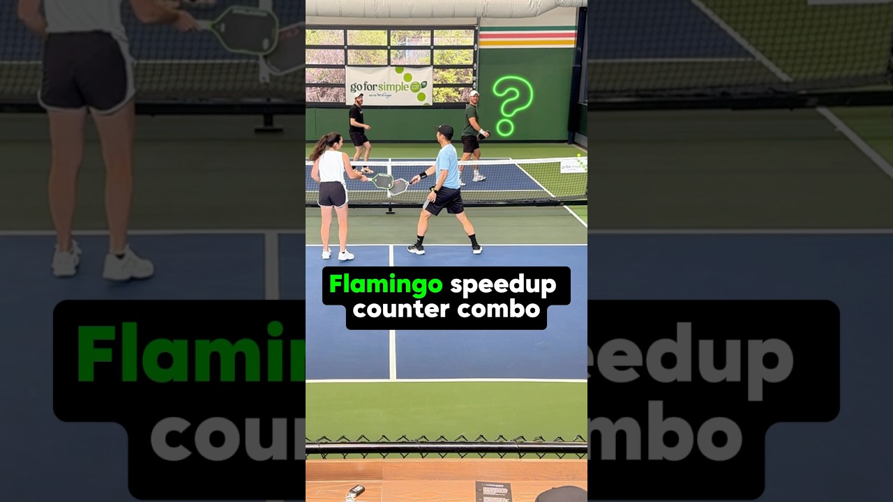 Powerful Pickleball Combo: Flamingo + Counter 🦩