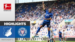 Kramaric Hattrick Brings TSG Victory | TSG Hoffenheim — Holstein Kiel 2-1 | Highlights | MD 1