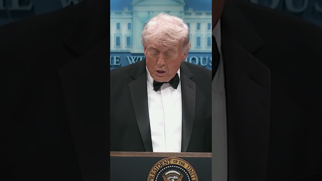 Donald Trump speaks after shooting incident at correspondents' dinner