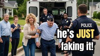 HOA Karen DRAGS Elderly Veteran from Ambulance— She Gets ARRESTED for Criminal Assault!