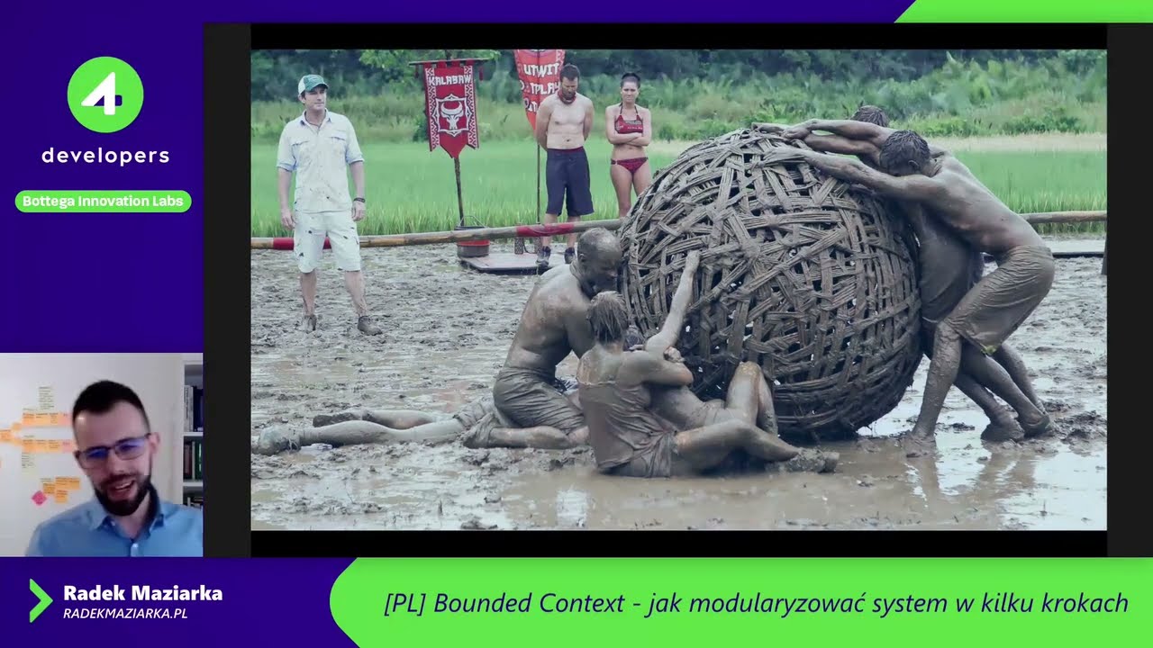4Developers 2022: Bounded Context — jak modularyzować system w kilku krokach — Radek Maziarka