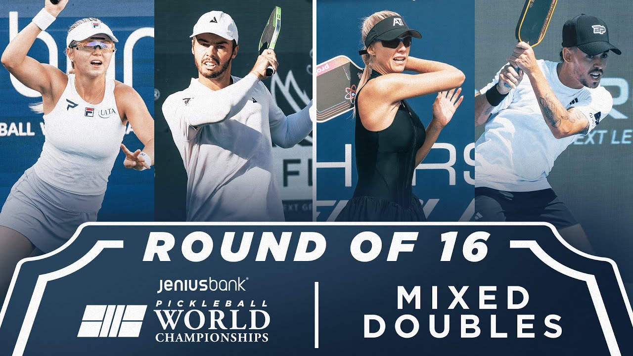 Waters/Johns v Dizon/Martinez Vich at the Jenius Bank Pickleball World Championships